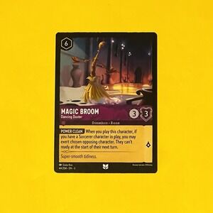 Disney Lorcana Into the Inklands 44/204 UC EN3 Magic Broom - Dancing Duster